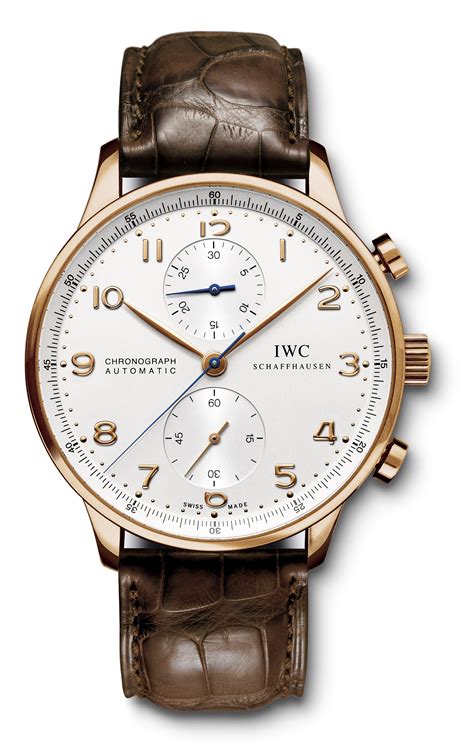 iwc oro rosa|IWC Portuguese Chronograph Rose gold .